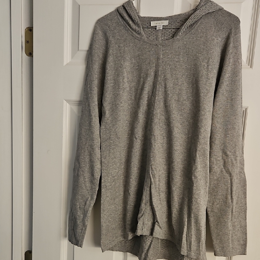 Garnet Hill Cotton Mesh Hoodie